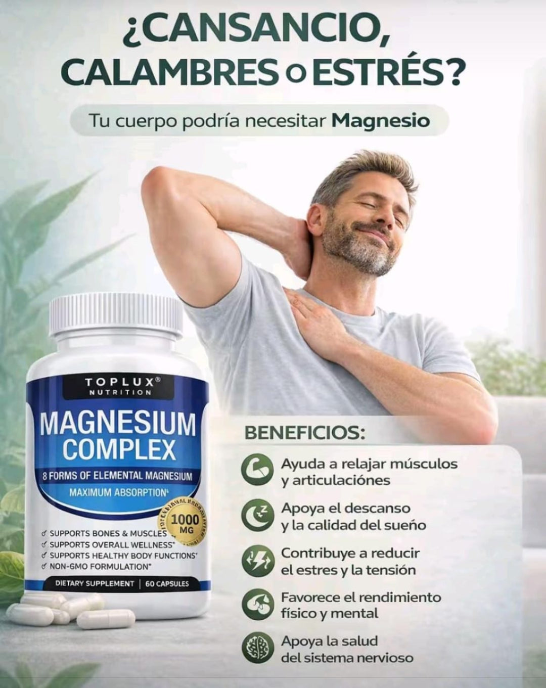 MAGNESIO COMPLEX 8 ELEMENTAL 1000 mg