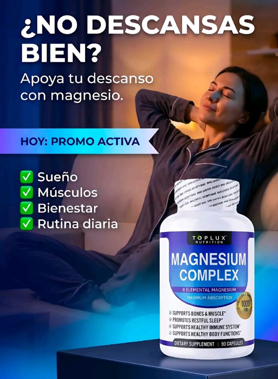 MAGNESIO COMPLEX 8 ELEMENTAL 1000 mg
