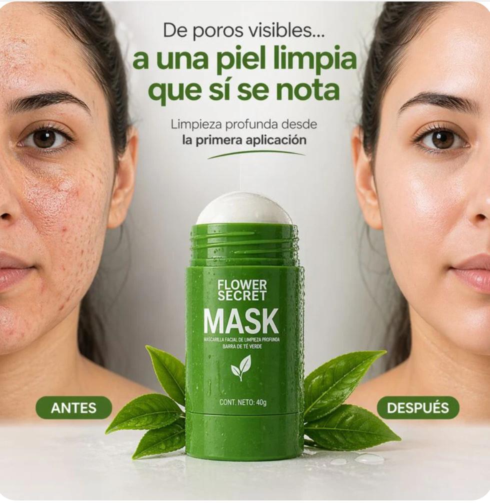 Mascarilla Facial de Té Verde en Barra 40g