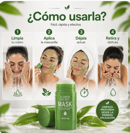 Mascarilla Facial de Té Verde en Barra 40g